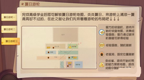 猫和老鼠手游夏日游轮地图攻略-新地图地形