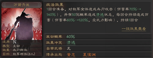 三国志战略版万箭齐发怎么用-战法搭配攻略