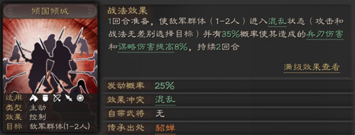 三国志战略版倾国倾城怎么用-S级战法搭配攻略