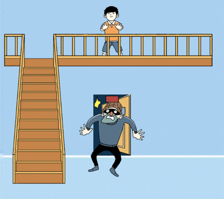 打败小偷第8关怎么过-第八关通关攻略图解