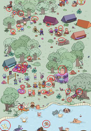 脑洞大侦探森林集会攻略-寻物怎么过通关方法