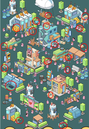 脑洞大侦探猪猪星球攻略-寻物三星通关技巧