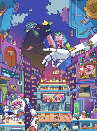 脑洞大侦探猪械帝国攻略分享-寻物三星通关技巧