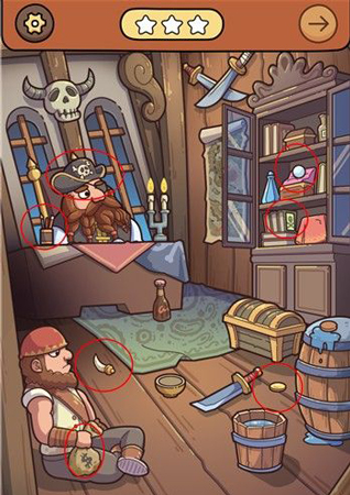 脑洞大侦探海盗船攻略介绍-怎么三星通关详解