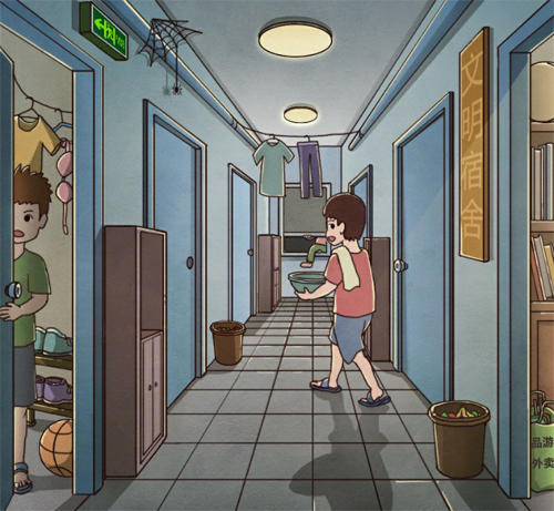 班主任模拟器第56关怎么过-五十六寝室过道通关攻略