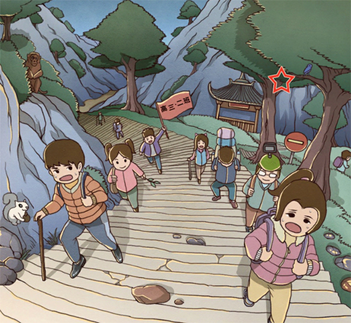 班主任模拟器第59关怎么过-五十九冬游爬山攻略