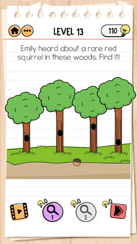 Brain-Test-2艾米丽第13关怎么过-红色松鼠通关攻略