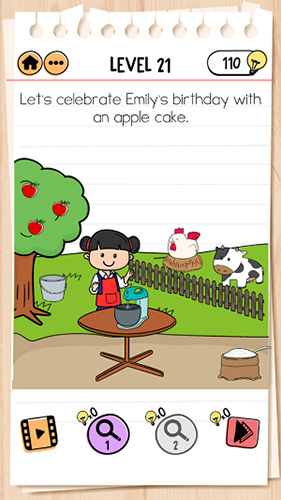 Brain-Test-2艾米丽第21关怎么过-庆祝生日通关攻略