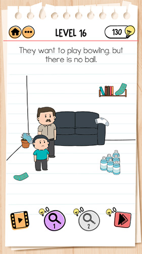 Brain-Test-2麦克布莱恩第16关怎么过-没有球通关攻略