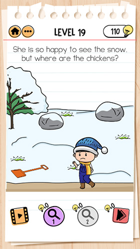 Brain-Test-2艾米丽第19关怎么过-鸡在哪里通关攻略