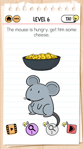 Brain-Test-2汤姆的冒险第6关怎么过-给老鼠奶酪通关攻略