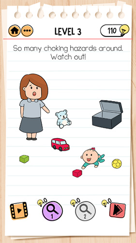 Brain-Test-2麦克布莱恩第3关怎么过-窒息危险通关攻略