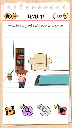 Brain-Test-2麦克布莱恩第17关怎么过-赢得捉迷藏通关攻略