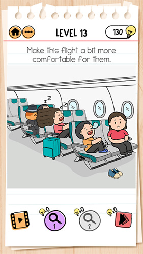 Brain-Test-2汤姆的冒险第13关怎么过-舒服一些通关攻略