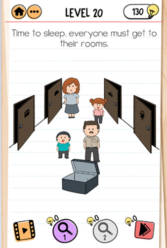 Brain-Test-2麦克布莱恩第20关怎么过-回到自己的房间攻略