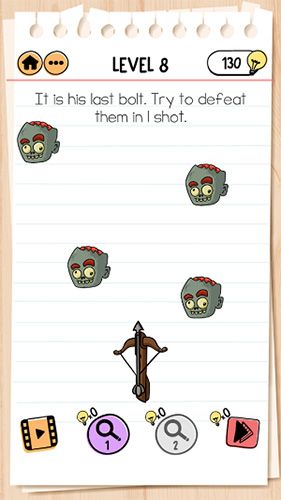 Brain-Test-2怪物和猎人乔第8关怎么过-击败僵尸们攻略