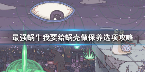 最强蜗牛蜗壳怎么保养-保养选项攻略介绍